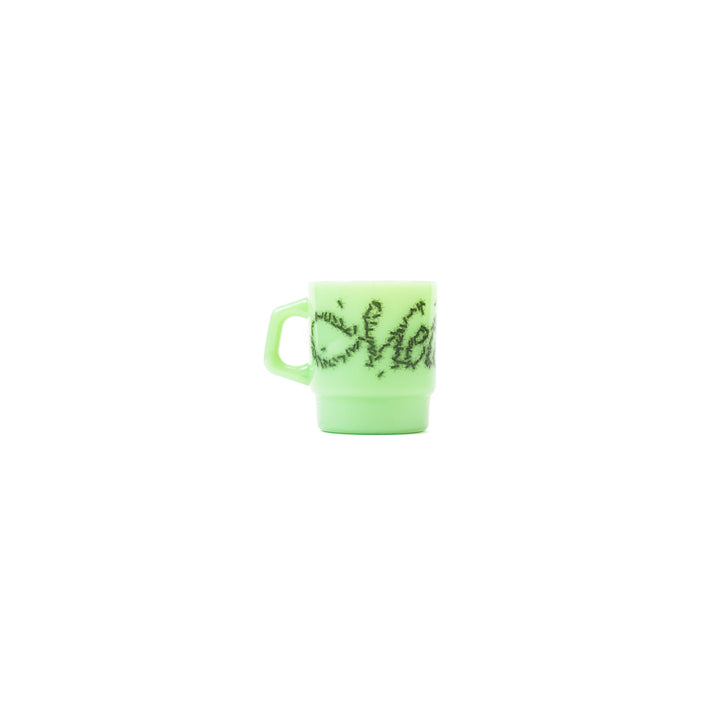 Flies Milk Glass Mug (Jade)