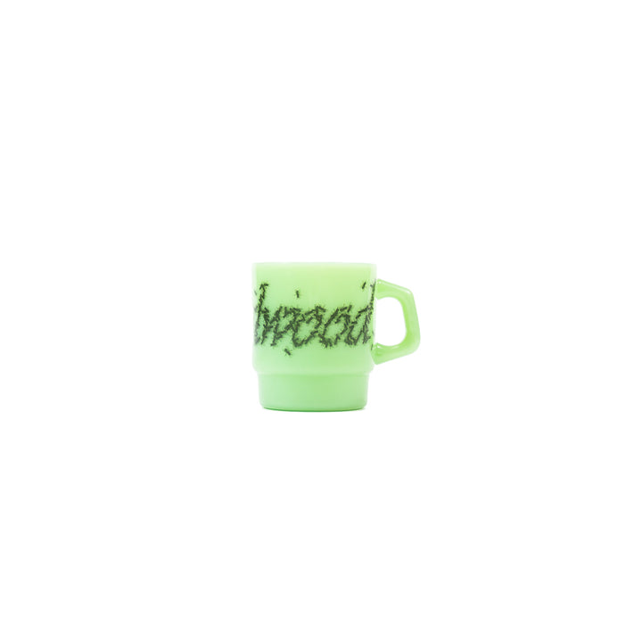 Flies Milk Glass Mug (Jade)