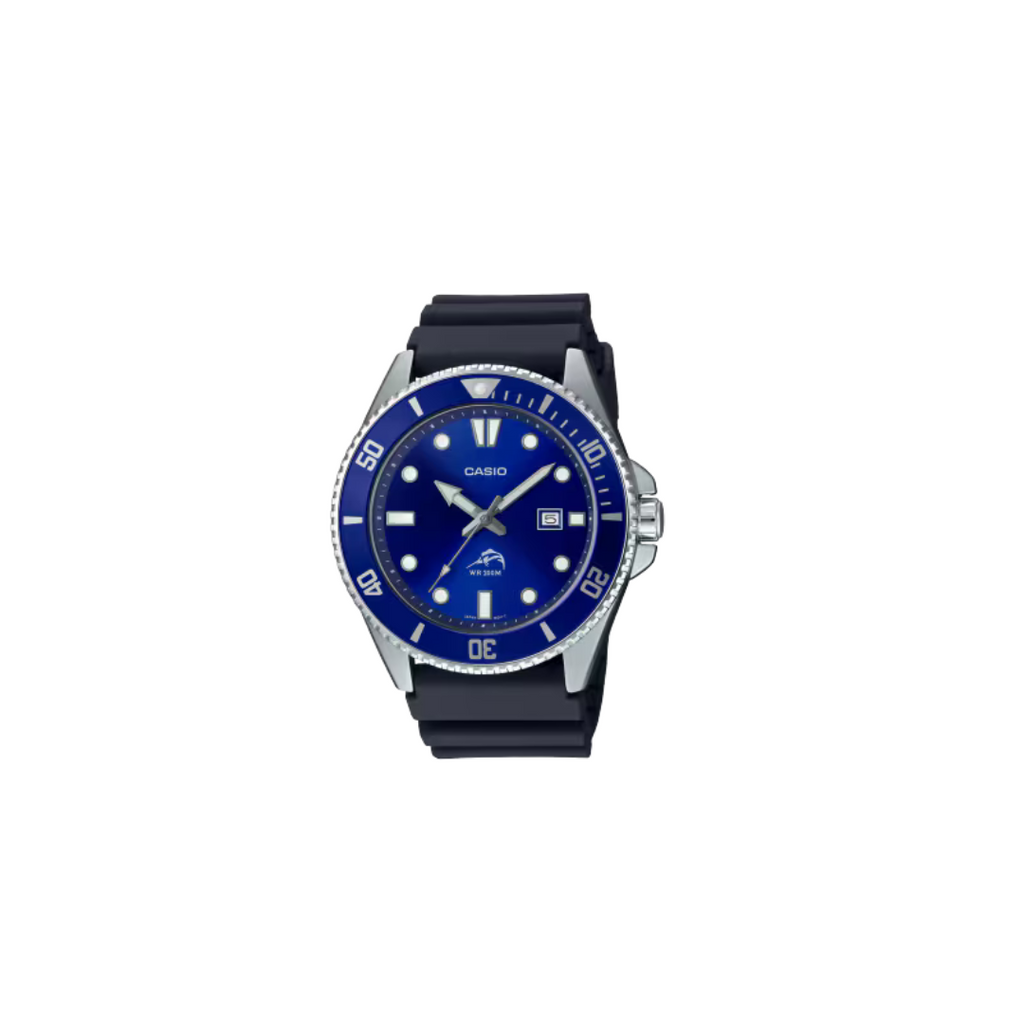 CASIOダイバーズウォッチ　モデルMDV106B-2AV MDV106B-2AV | Black and Royal Blue Men's Analog Watch | CASIO