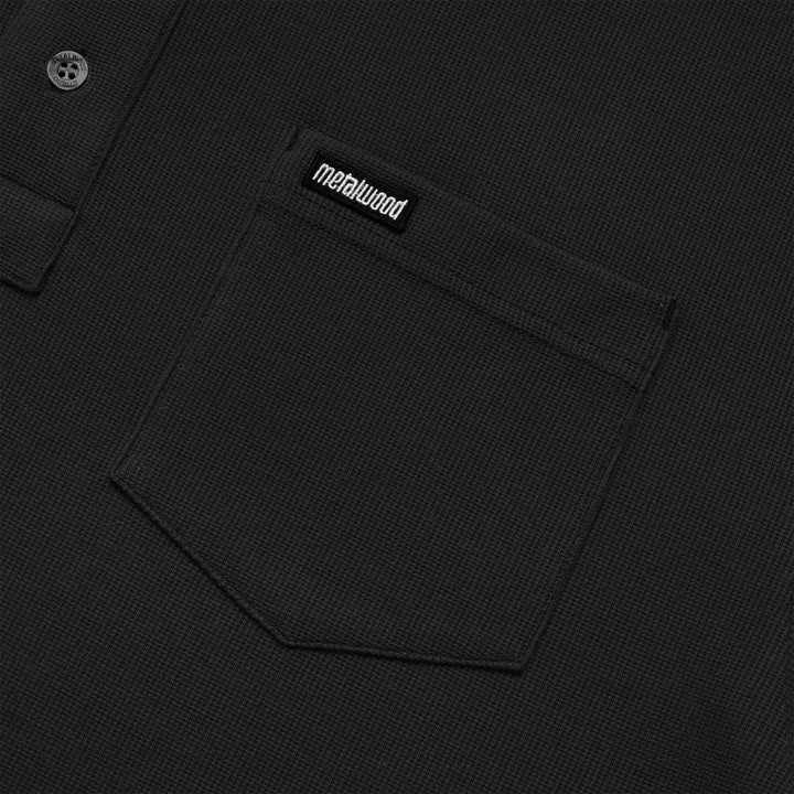 Airy Pocket Polo (Black)