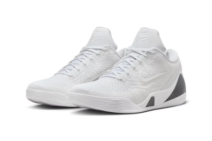 Kobe IX Elite Low Protro (White/White)