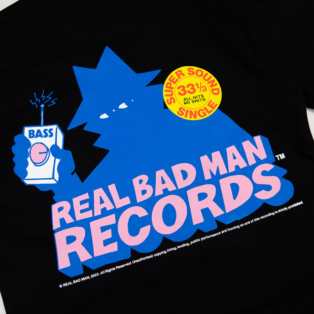 RBM Records SS Tee (Black)