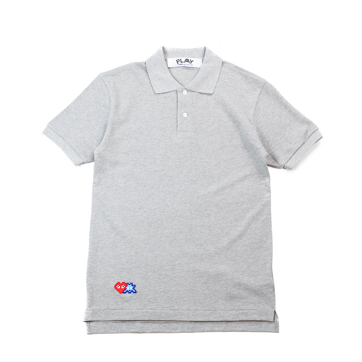 CDG PLAY x INVADER Polo (Grey)