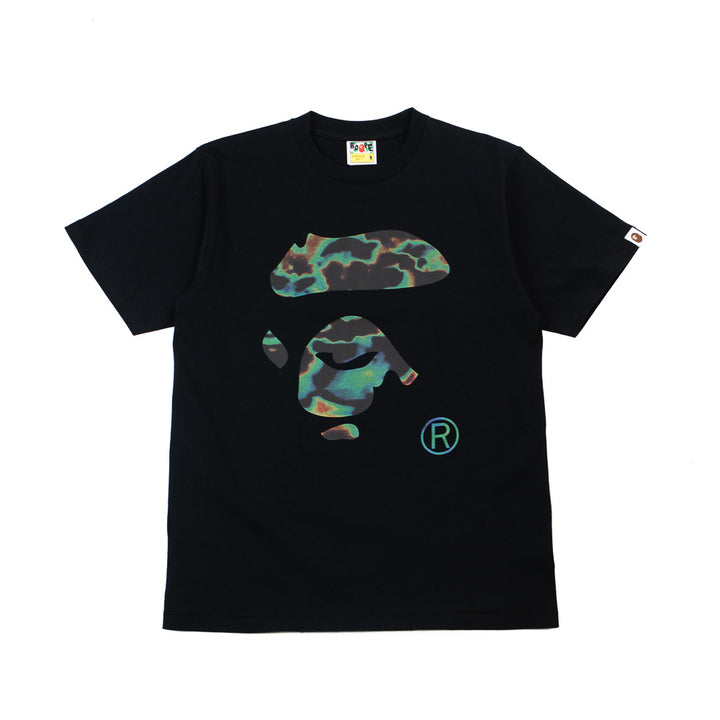 Bape Thermography Ape Face Tee (Black)