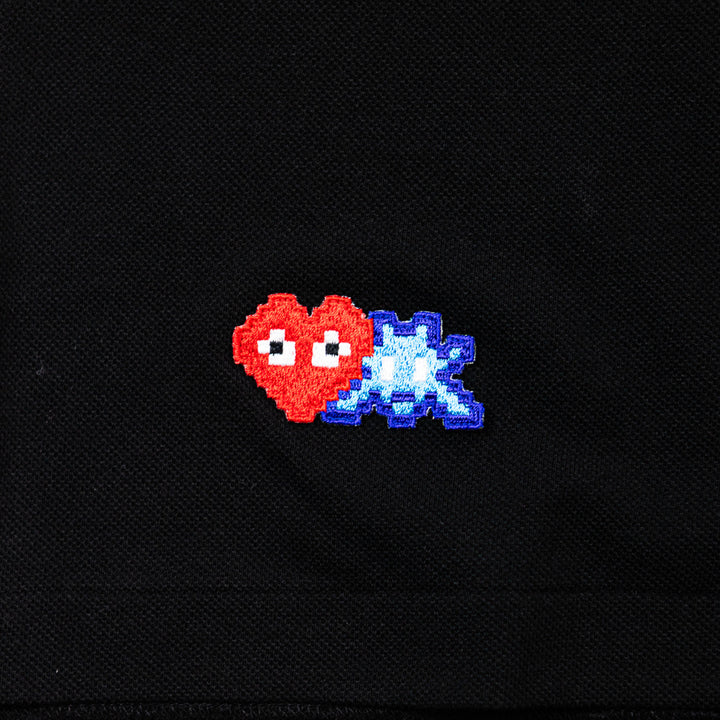 CDG PLAY x INVADER Polo (Black)