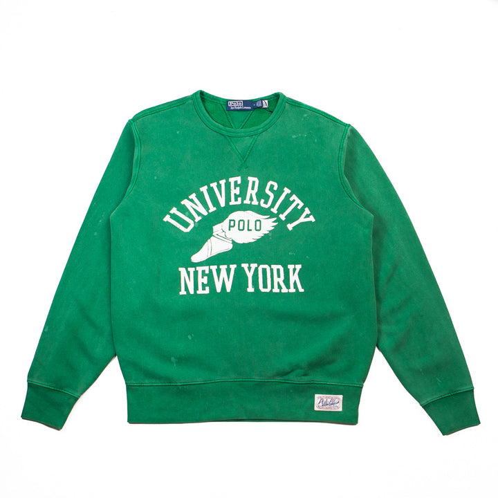 Fleece Graphic Sweatshirt (Athletic Green)