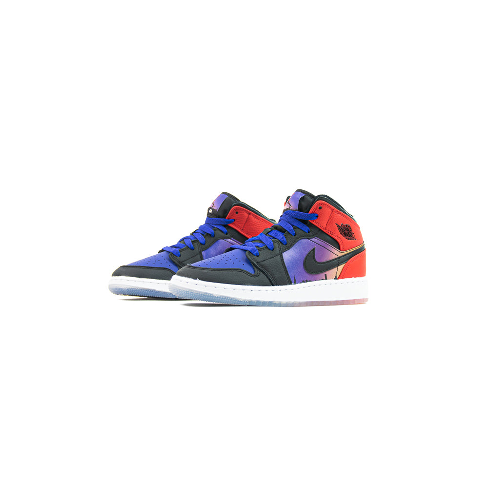 Air Jordan 1 Mid SS GS (Concord/Black/University Red)