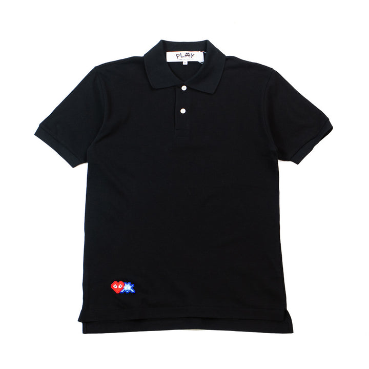 CDG PLAY x INVADER Polo (Black)