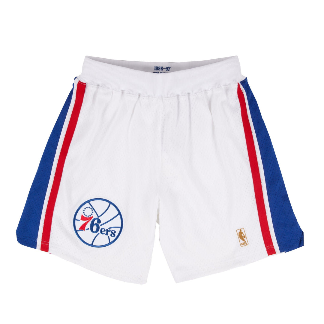 Authentic Philadelphia Sixers Shorts (White)