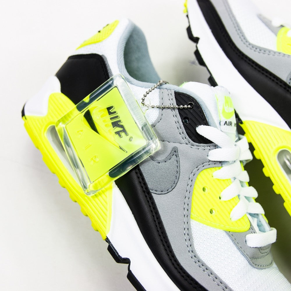 Air Max 90 (White/Particle Grey/Volt/Black)