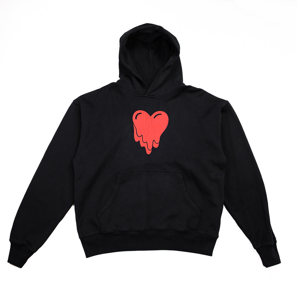 EU Heart Logo Hoodie (Black) – Corporate