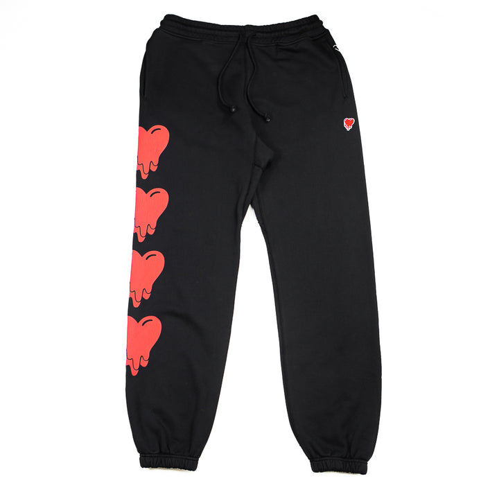 EU Heart Logo Sweatpants (Black)