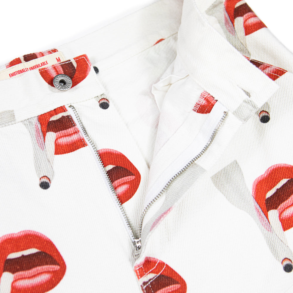 EU X Tom Wesselmann Smoking Lips Work Pant