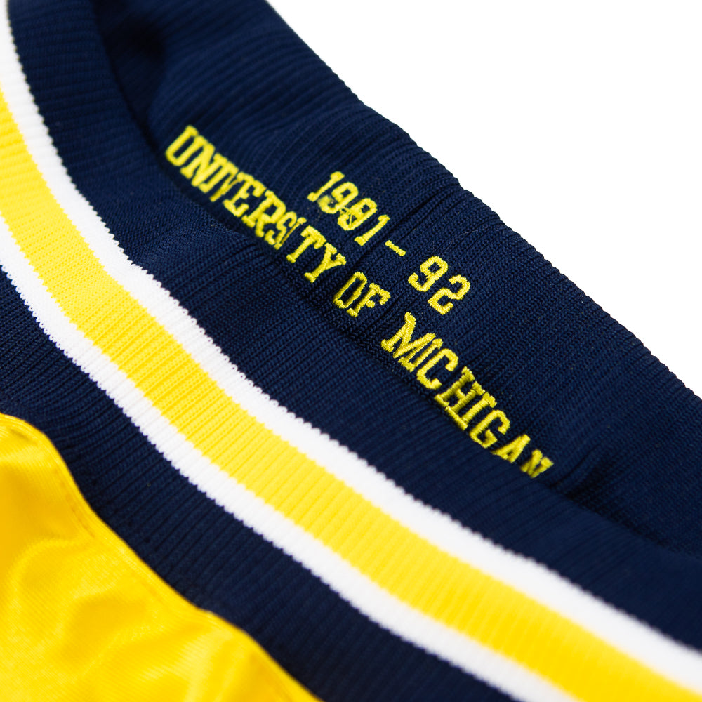 91-92 Michigan Authentic Short (Yellow)