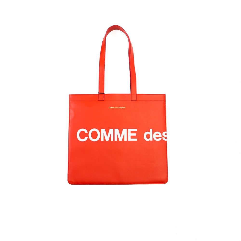 CDG Huge Logo Tote Bag (Red)
