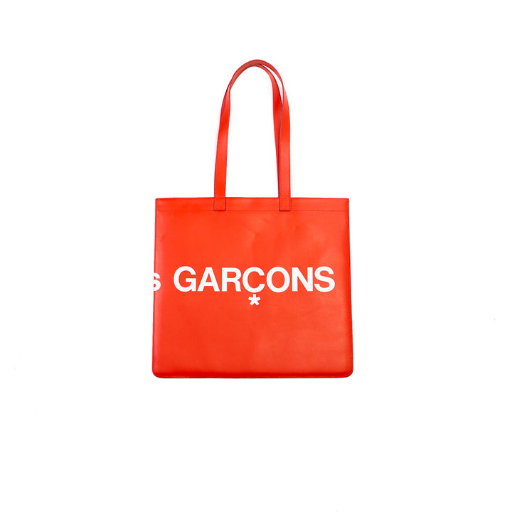 CDG Huge Logo Tote Bag (Red)