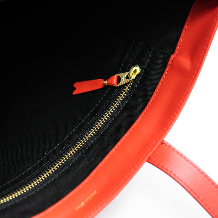 CDG Huge Logo Tote Bag (Red)