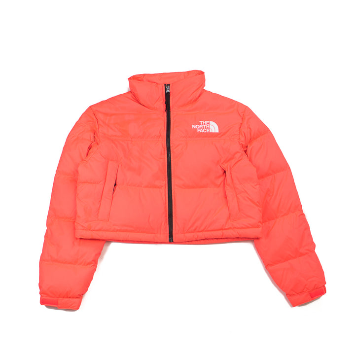 W Nuptse Short Jacket (Brilliant Coral)