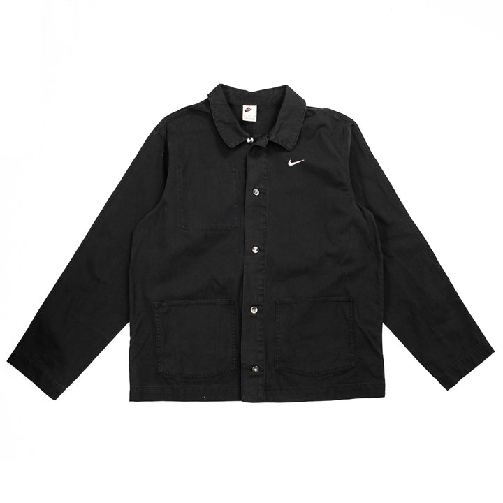 NSW Men's Unlined Chore Coat (Black/White)