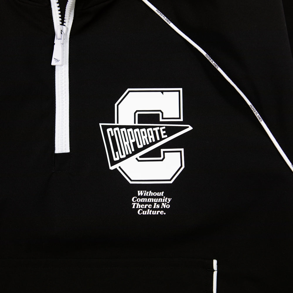 Corporate x Planes PFC Half Zip Pullover (Black)
