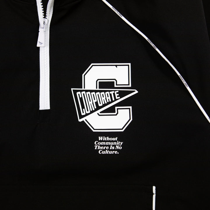 Corporate x Planes PFC Half Zip Pullover (Black)