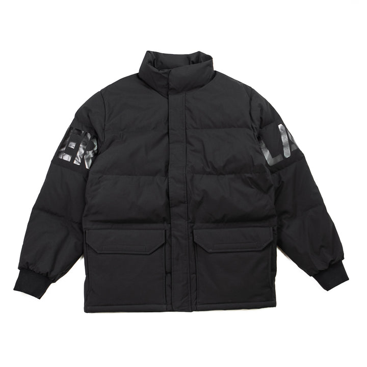 Solid Puffer Jacket (Black)