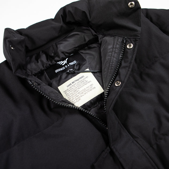 Solid Puffer Jacket (Black)