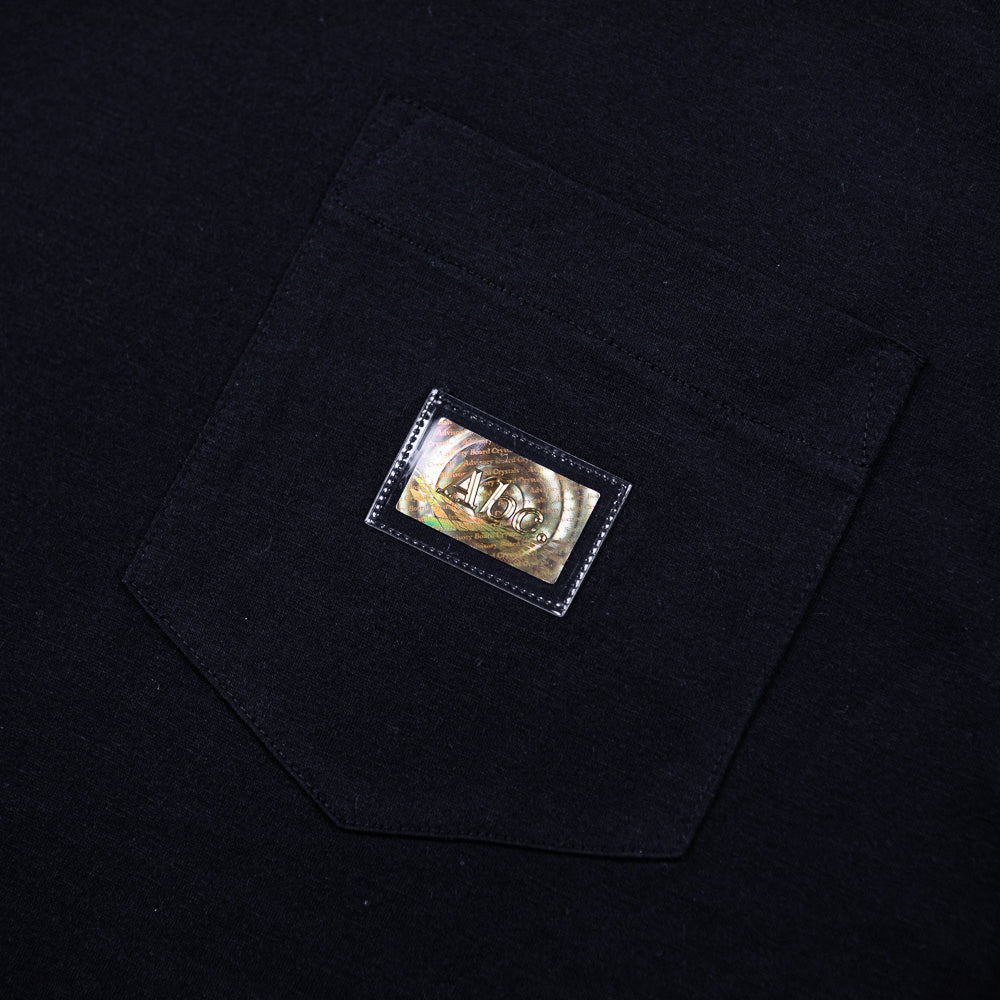 Abc 123. Lightweight S/S Pocket Tee (Anthracite Black)