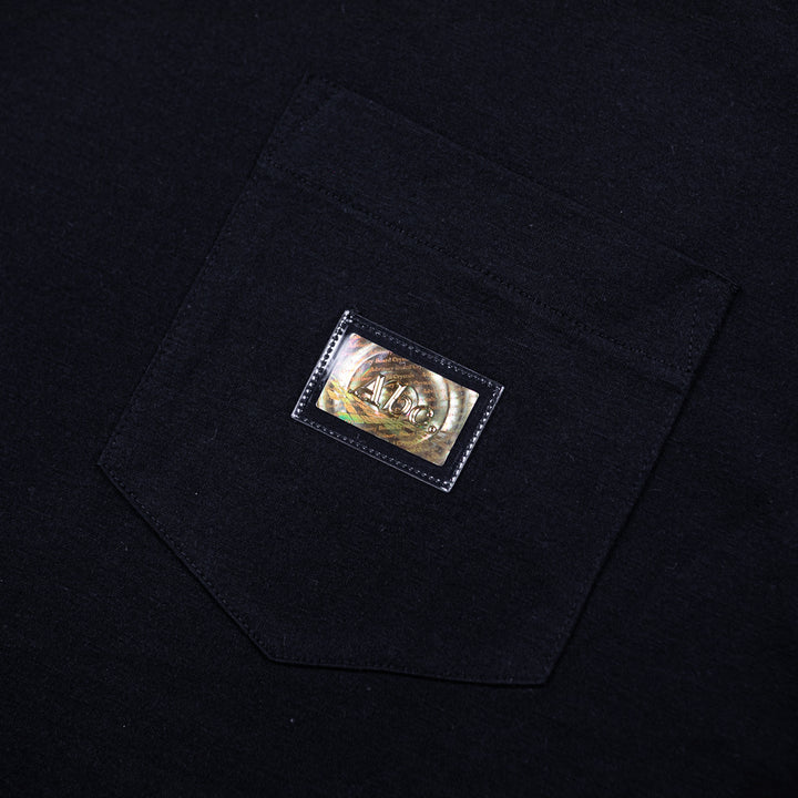 Abc 123. Lightweight S/S Pocket Tee (Anthracite Black)