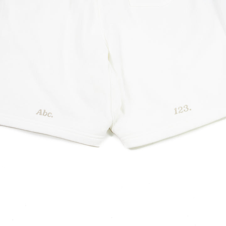 Abc. 123. Sweatshorts (Selenite)