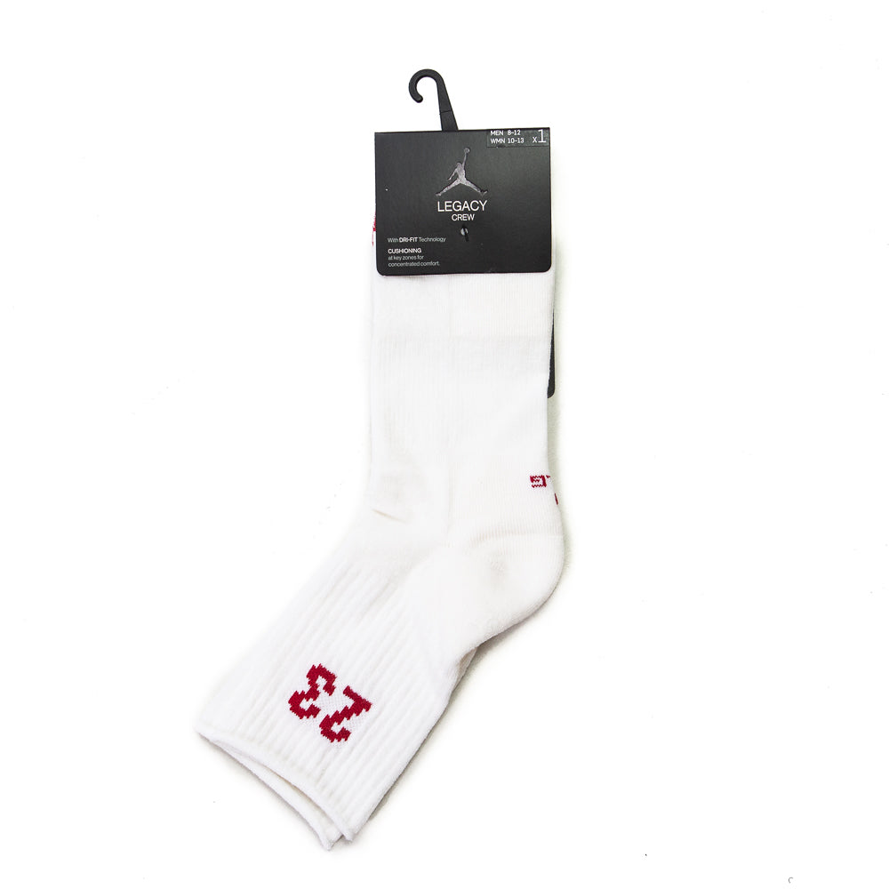 Jordan Heritage Sock (White/Red)