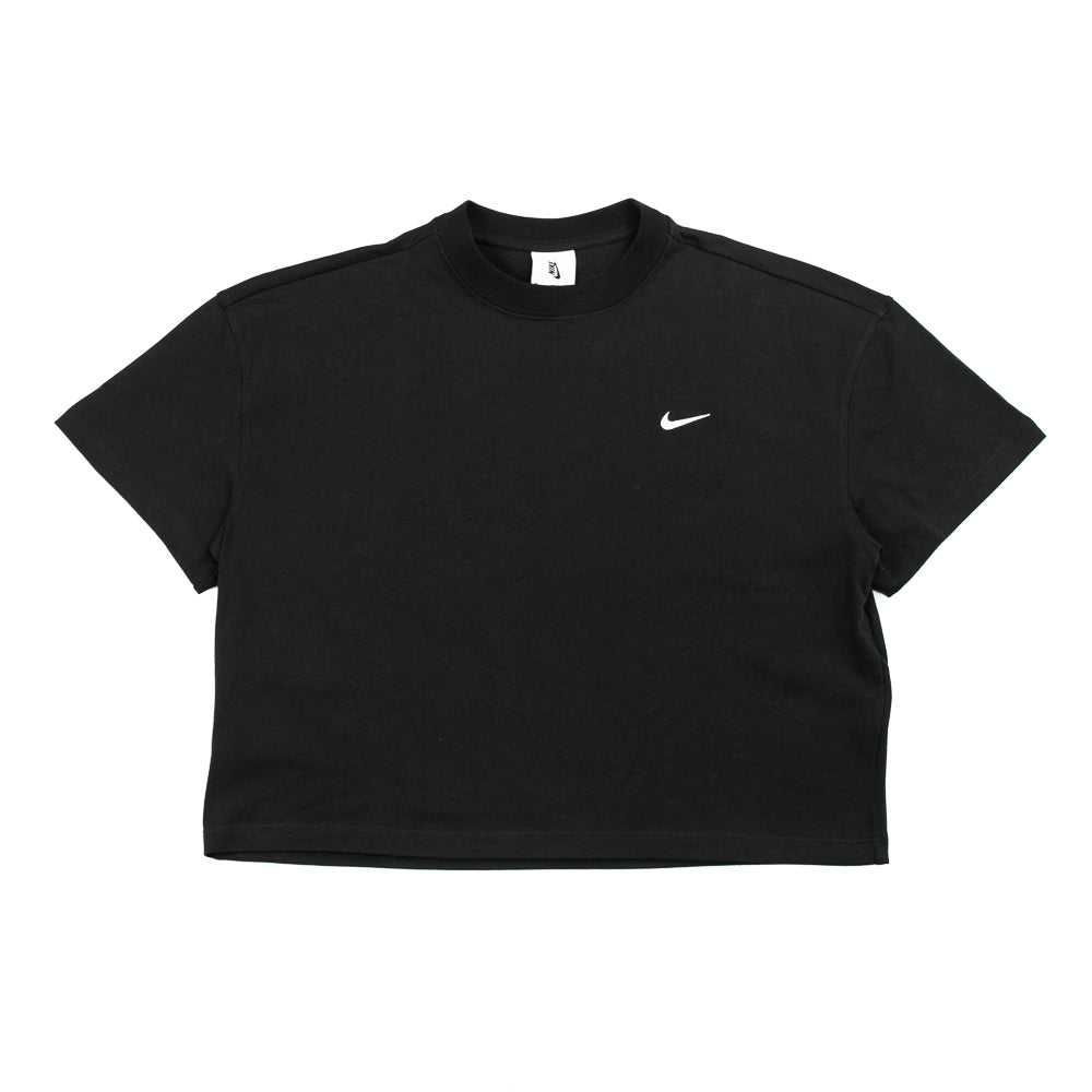 WMNS NikeLab Cropped Tee (Black/White)