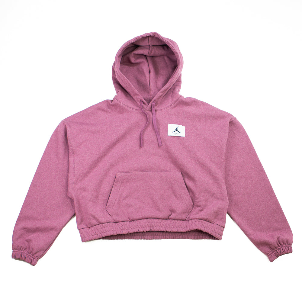 WMNS Jordan Essentials Fleece Hoodie (Light Mulberry)