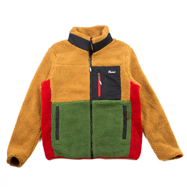 Mattawa Colourblock Fleece (Tan Brown)