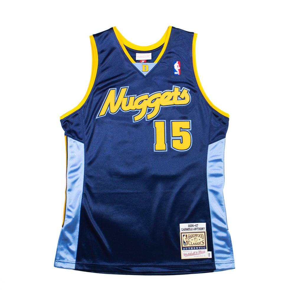 Authentic Carmelo Anthony Denver Nuggets 06-07 Jersey (Navy Alternate)