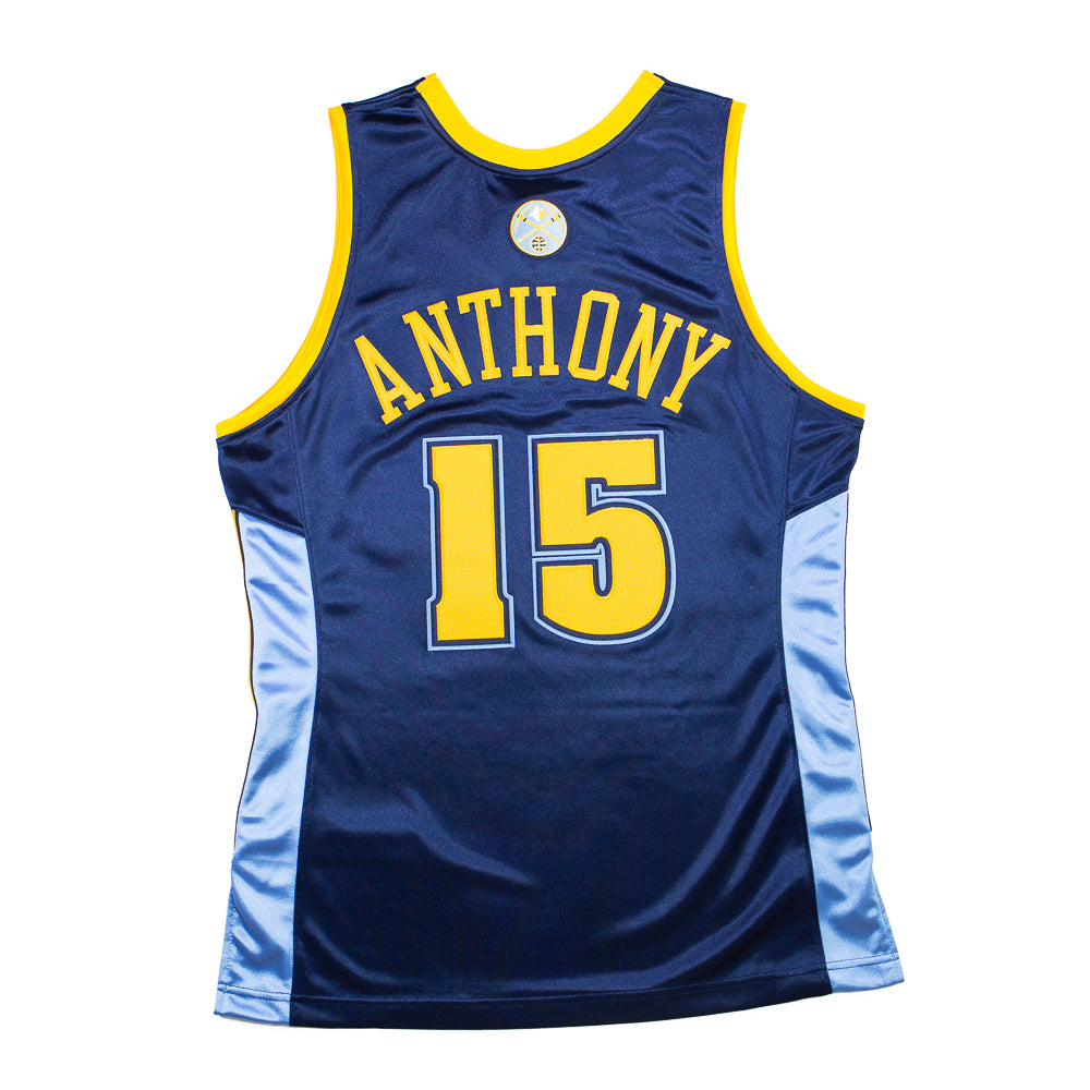 Authentic Carmelo Anthony Denver Nuggets 06-07 Jersey (Navy Alternate)