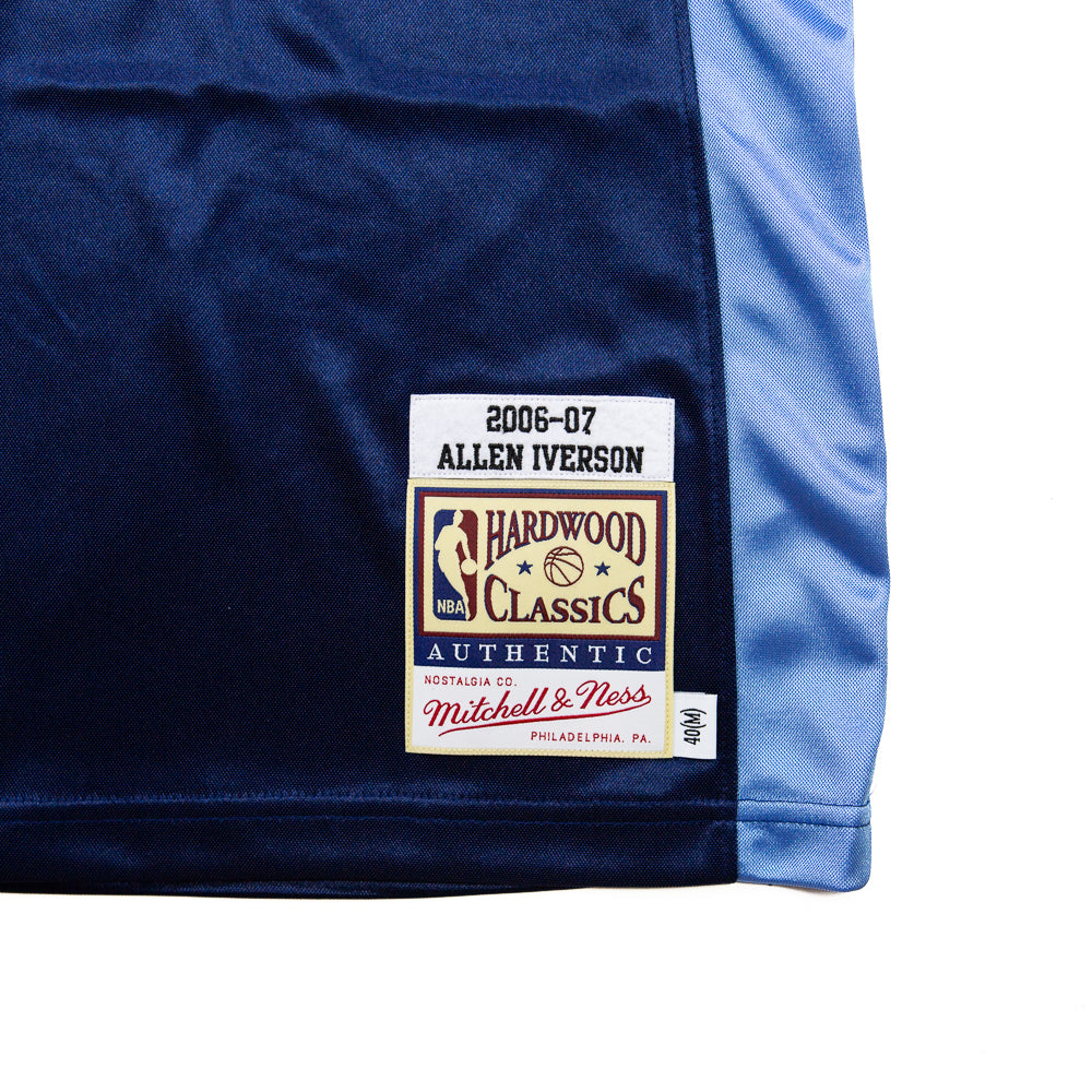 Mitchell & Ness NBA Swingman Jersey Denver Nuggets Alternate 2006-07 Allen Iverson #3 Men Jerseys Blue in Size:M