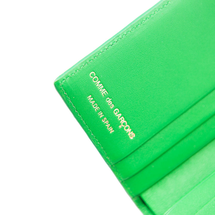 CDG Embossed Forest Bifold Wallet (Green)