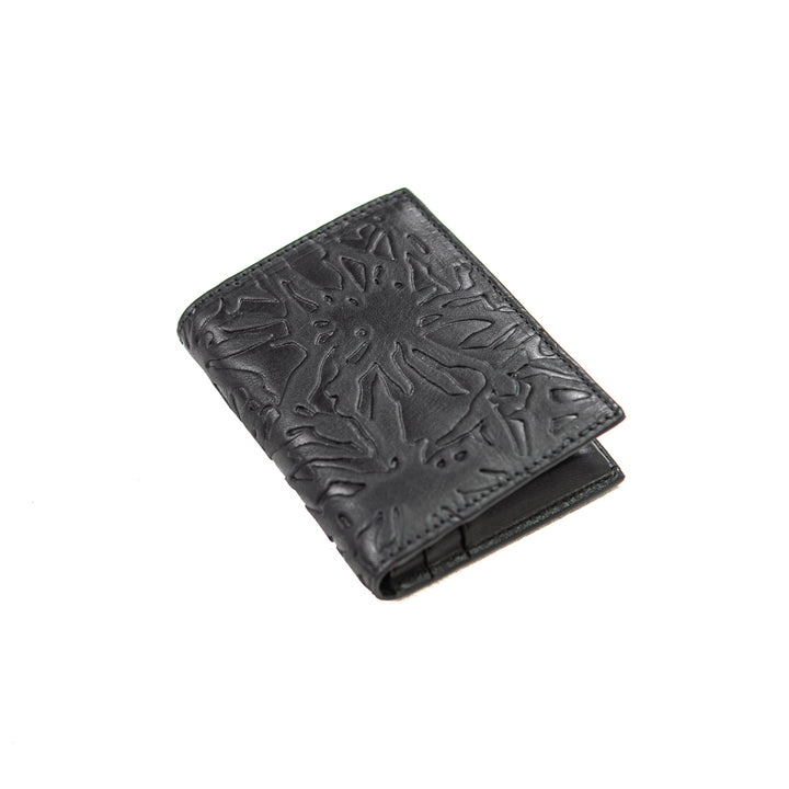 CDG Embossed Forest Bifold Wallet (Black)