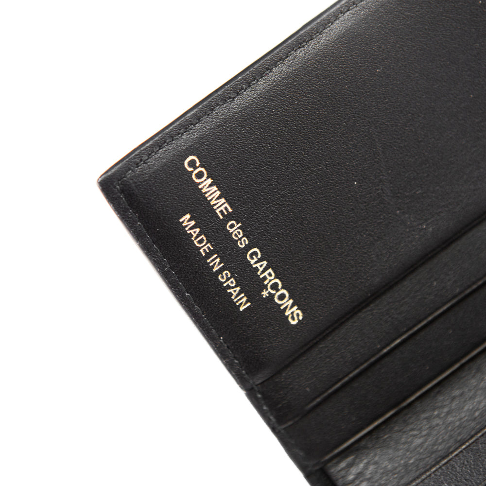 CDG Embossed Forest Bifold Wallet (Black)