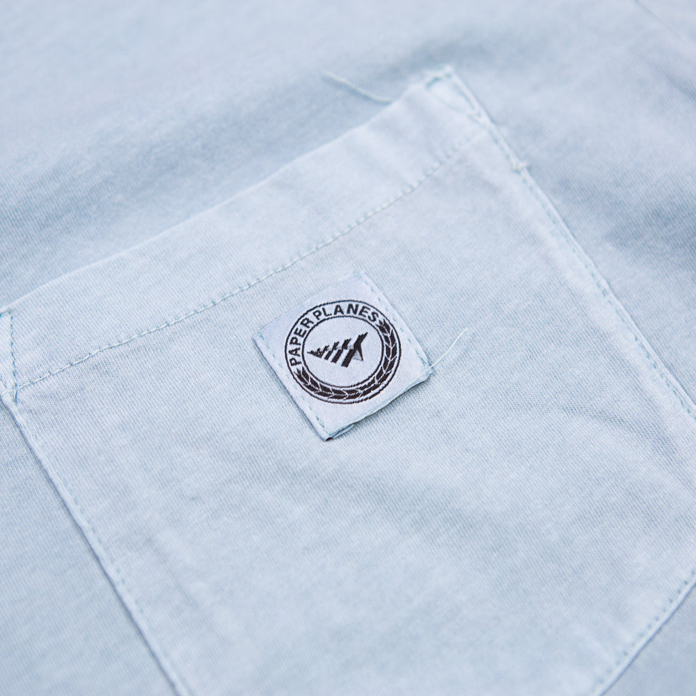 Pocket Tee (Washed Blue)