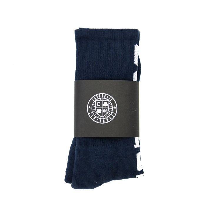 Corporate Collegiate Crew Sock (Navy)