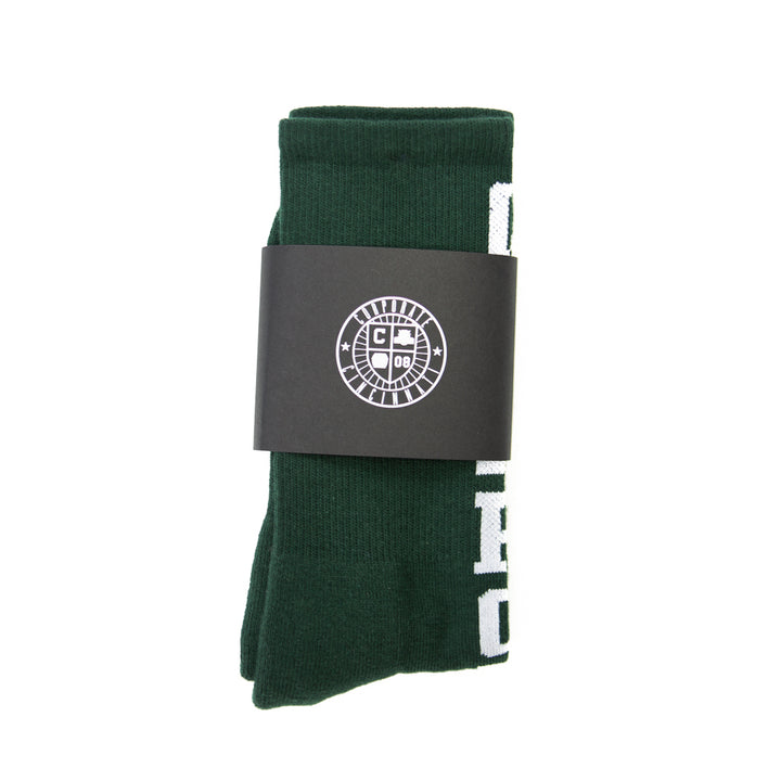 Corporate Collegiate Crew Sock (Forest Green)