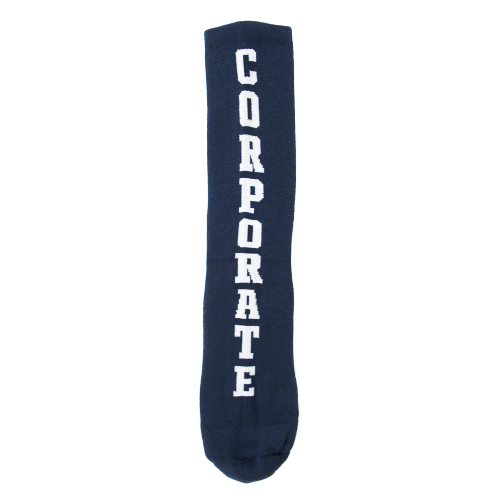 Corporate Collegiate Crew Sock (Navy)