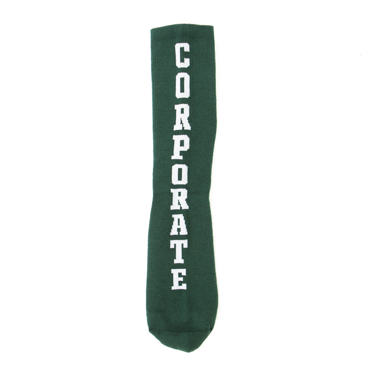 Corporate Collegiate Crew Sock (Forest Green)