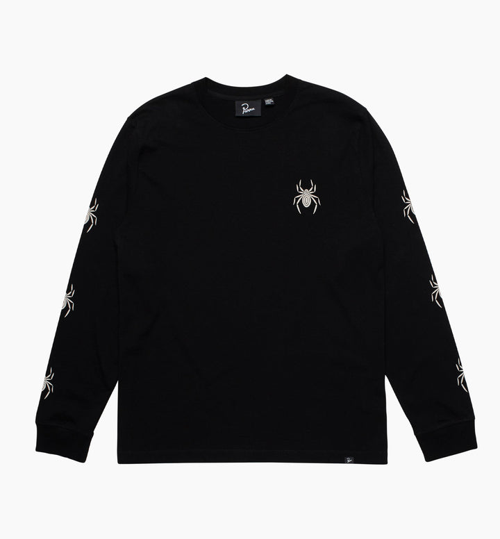 Spidered Long Sleeve Tee (Black)