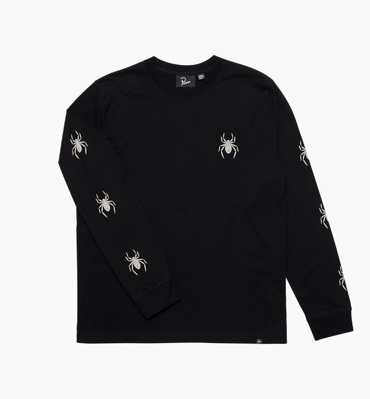 Spidered Long Sleeve Tee (Black)