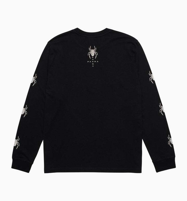 Spidered Long Sleeve Tee (Black)