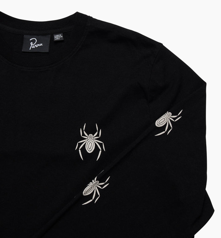 Spidered Long Sleeve Tee (Black)