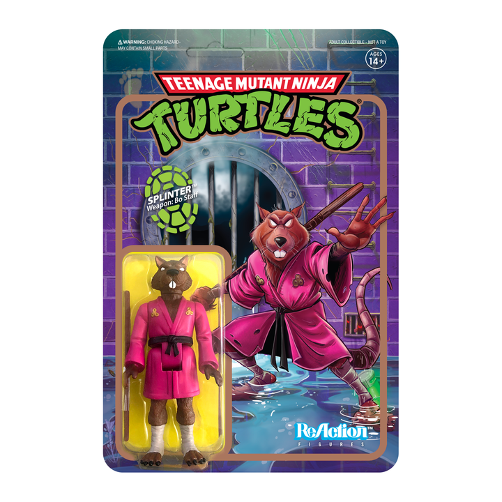 Splinter Teenage Mutant Ninja Turtles Reaction Figure